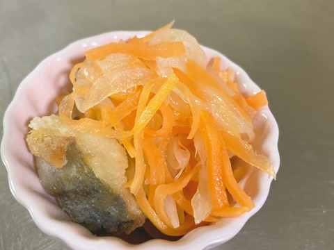 【幼児食】魚も野菜も食べて欲しい!アジの南蛮漬け